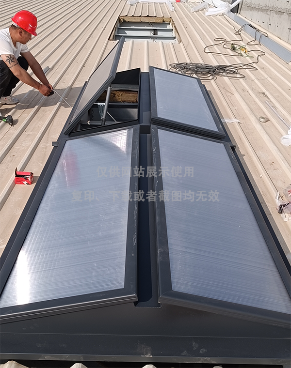 兰州王老吉生产车间黄南排烟天窗