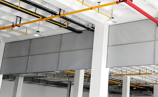 商场防烟分区常闭节点:黄南挡烟垂壁高度与控制器接线图解 商场防烟分区常闭节点:黄南挡烟垂壁高度与控制器接线图解